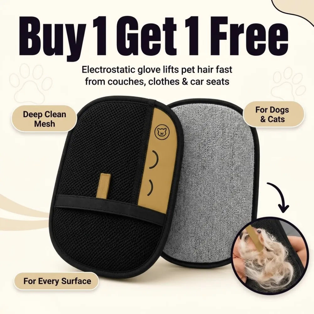 Pet Grooming Gloves ( 2PCS )